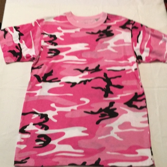 Rothco pink Camo tee size S (J) (K) - Picture 2 of 4